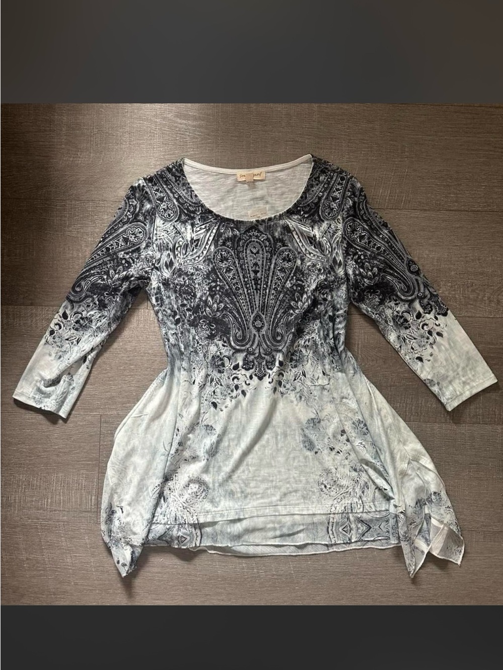 Gorgeous Y2K paisley print tunic top ⚜️